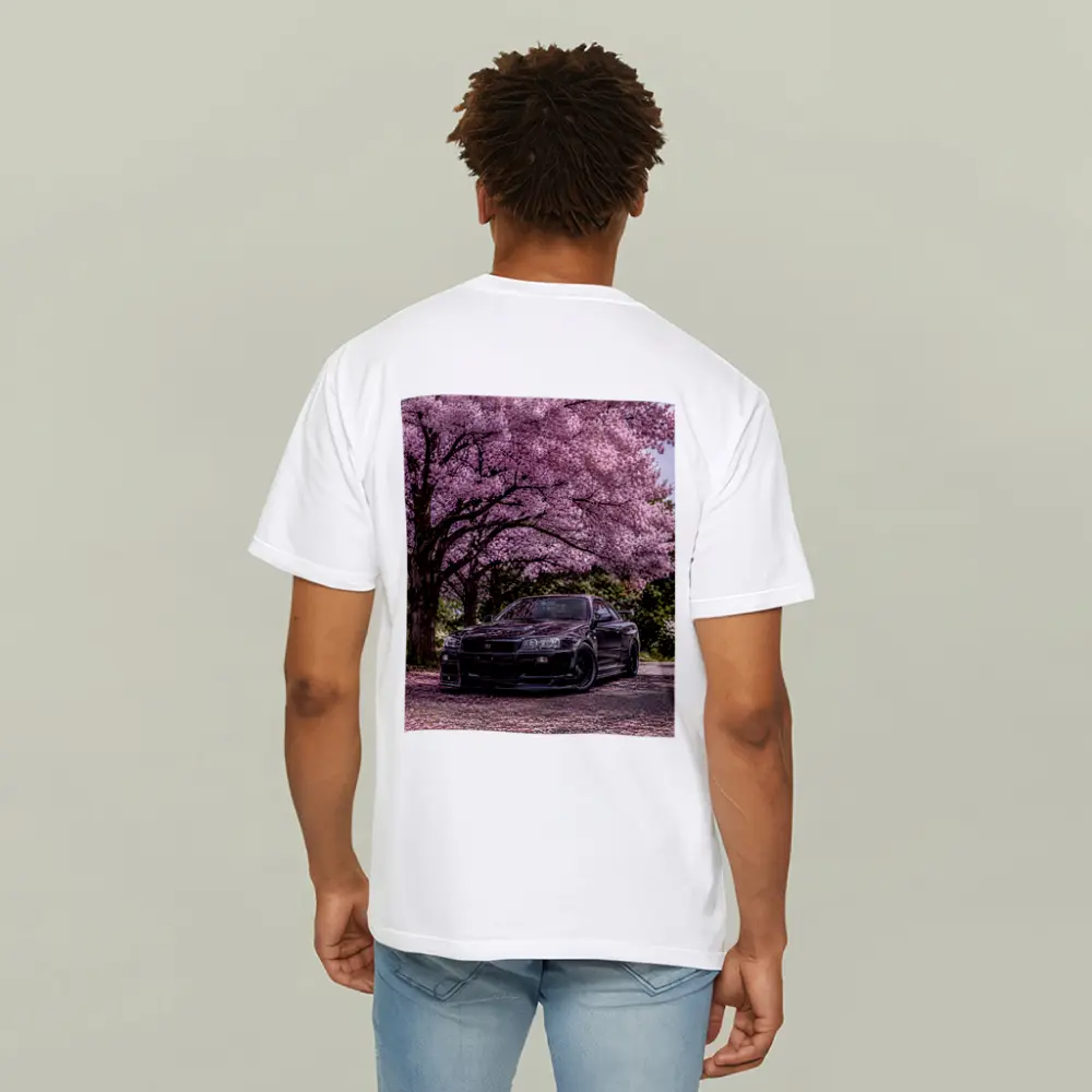 Nissan Skyline GT-R R34 Cherry Blossoms – T-Shirts