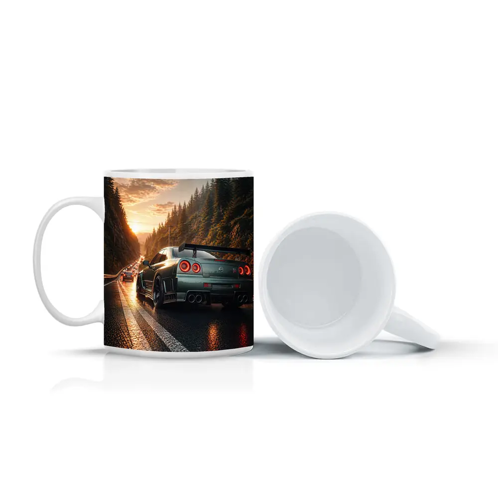Nissan Skyline GT-R Wet Road Sunset – Mugs