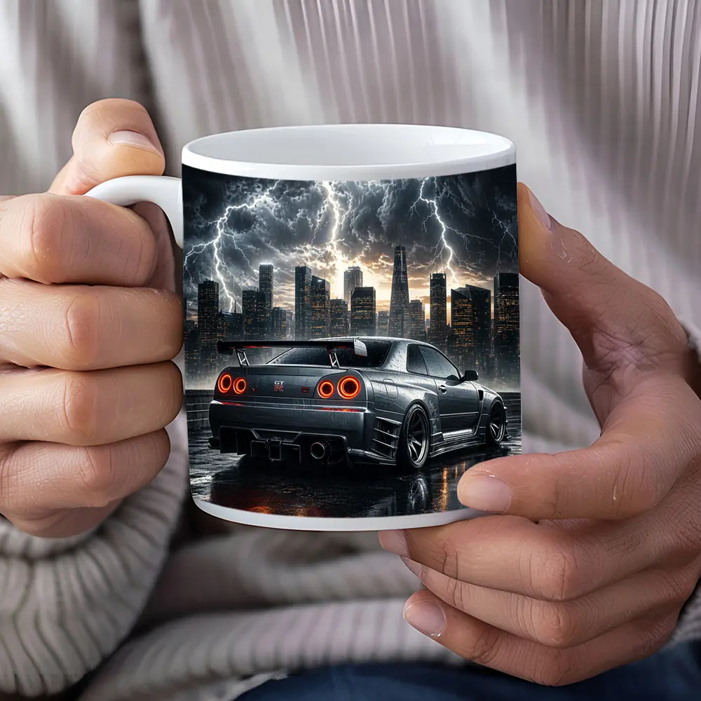 Nissan Skyline GT-R Storm City Night – Mugs