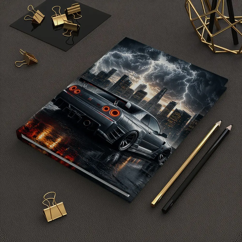Nissan Skyline GT-R Storm City Night – Notebooks
