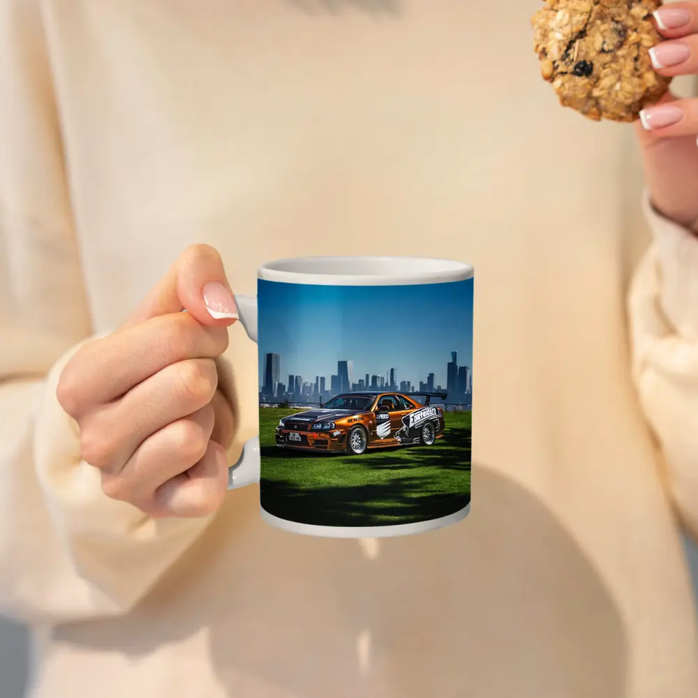 Nissan Skyline GTR R34 City Skyline – Mugs