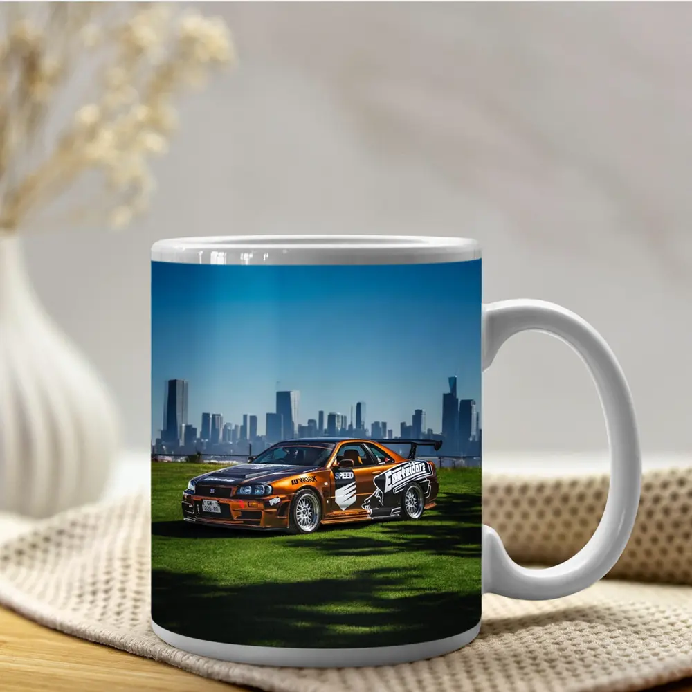 Nissan Skyline GTR R34 City Skyline – Mugs