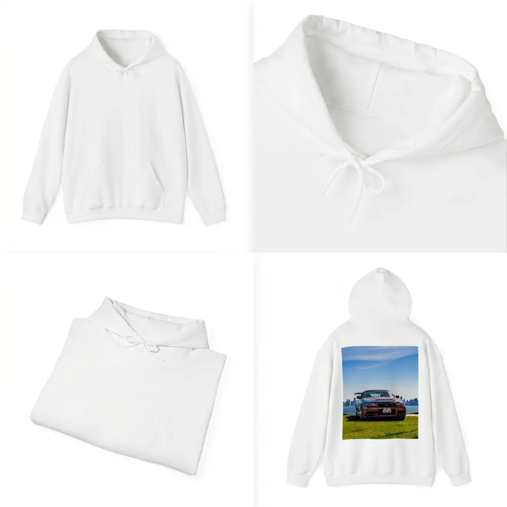 Nissan Skyline GT-R R34 City Skyline View – Hoodies