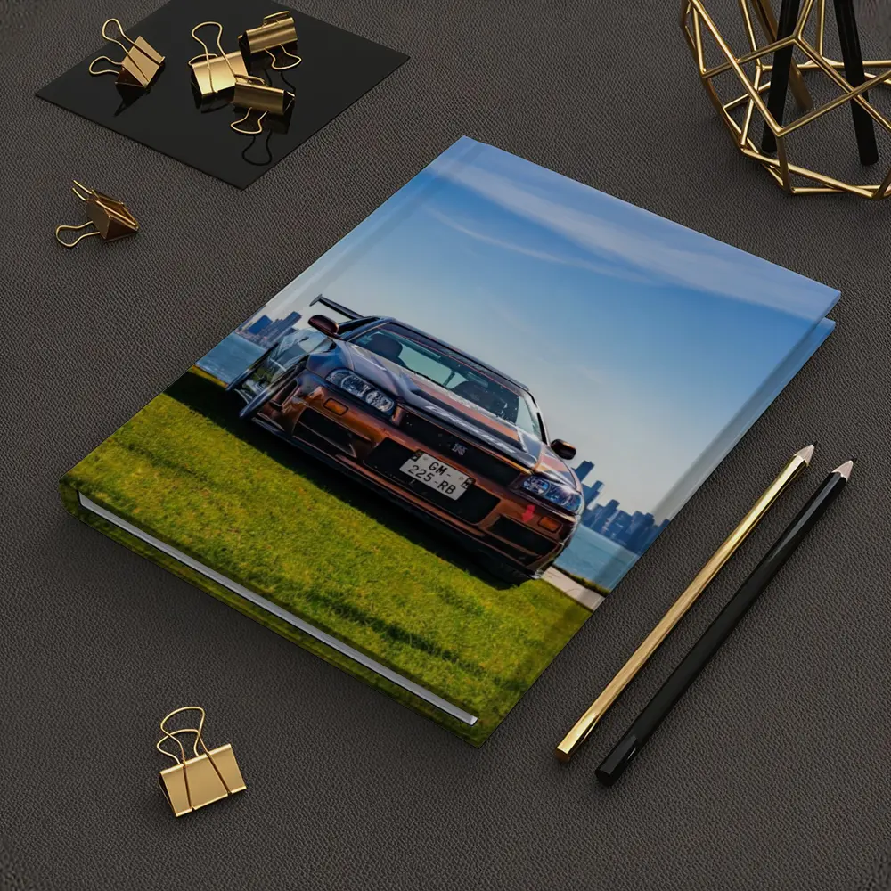 Nissan Skyline GT-R R34 City Skyline View – Notebooks