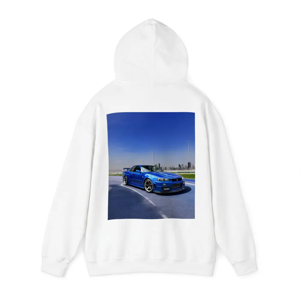Nissan Skyline GT-R R34 Blue City – Hoodies