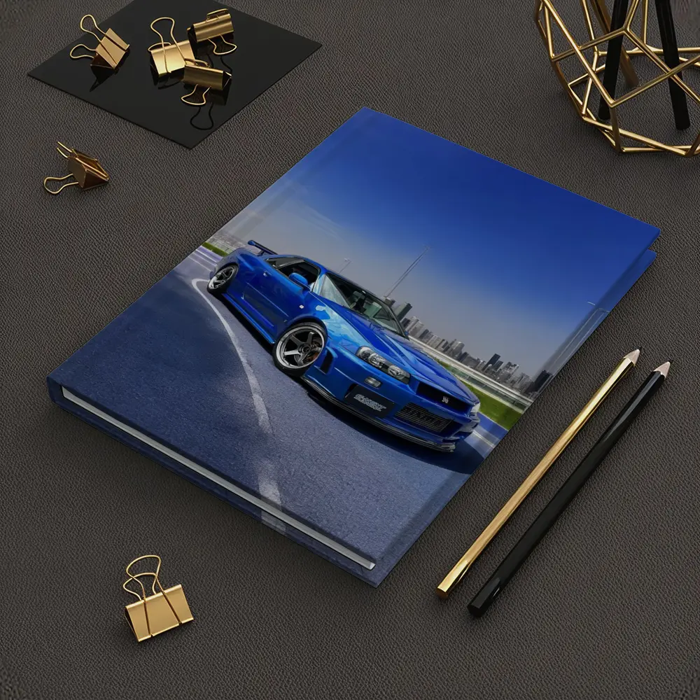 Nissan Skyline GT-R R34 Blue City – Notebooks