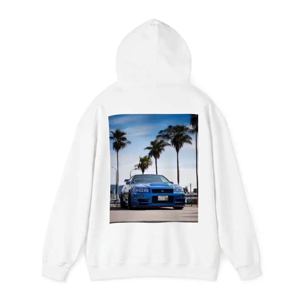 Nissan Skyline GT-R R34 Blue City – Hoodies