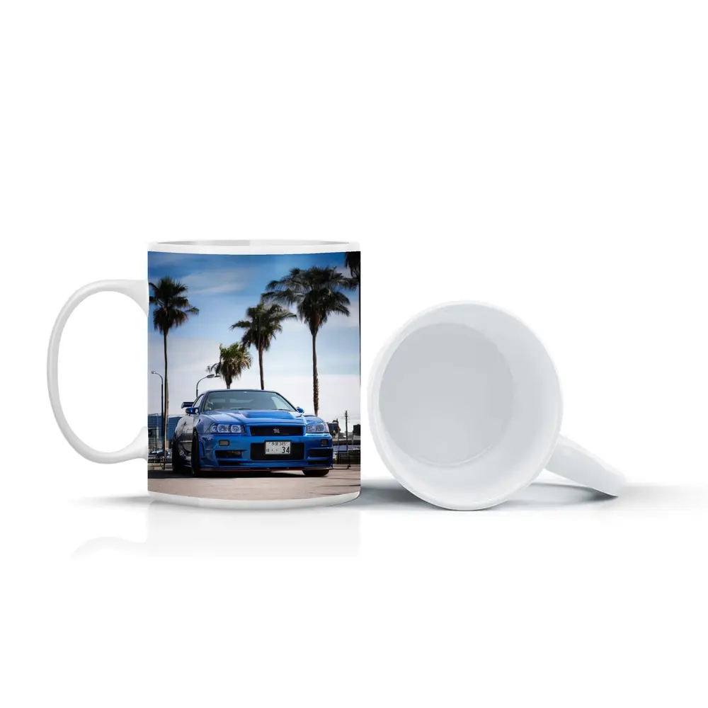 Nissan Skyline GT-R R34 Blue City – Mugs