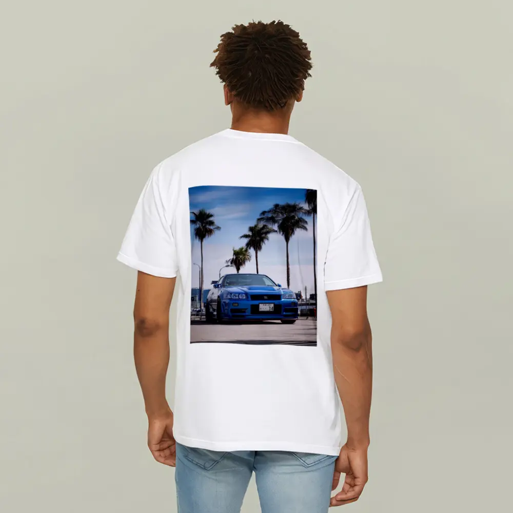 Nissan Skyline GT-R R34 Blue City – T-Shirts