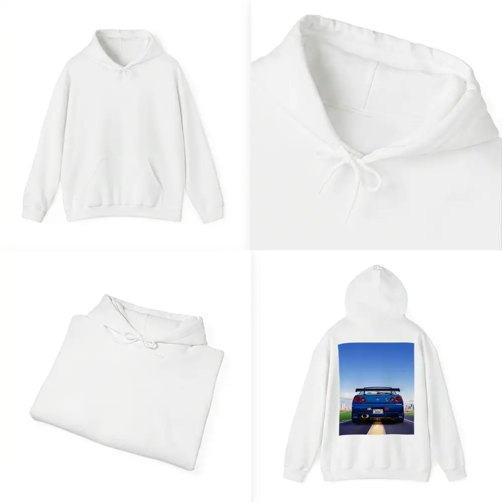 Nissan Skyline GT-R R34 City Skyline – Hoodies