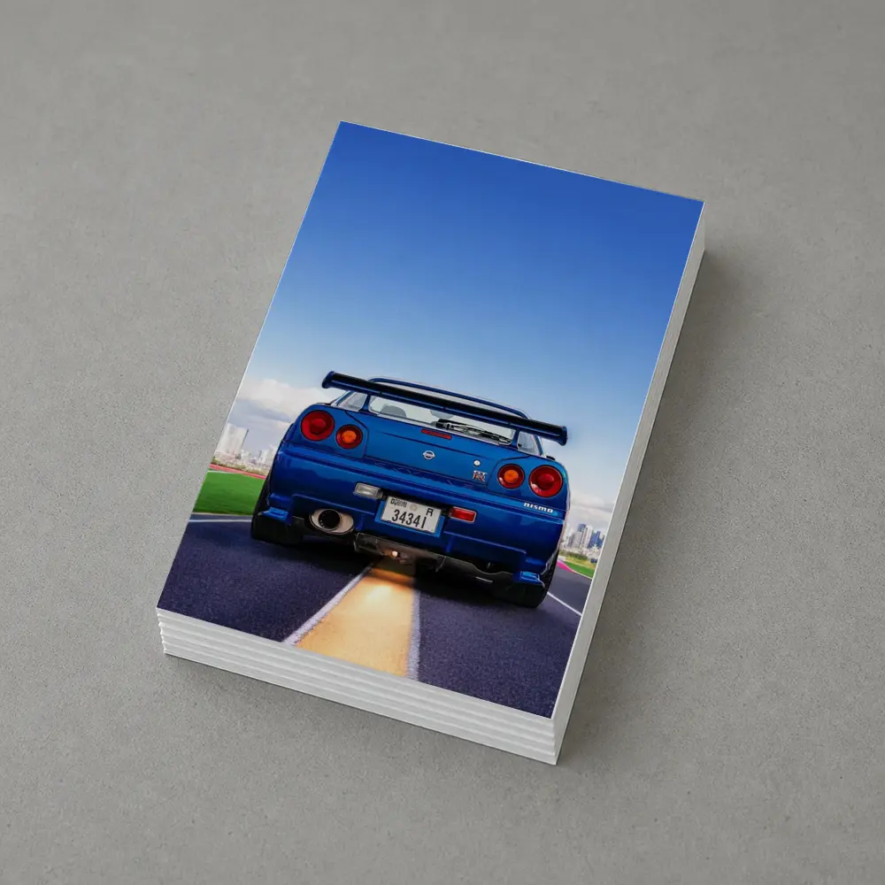 Nissan Skyline GT-R R34 City Skyline – Postcards