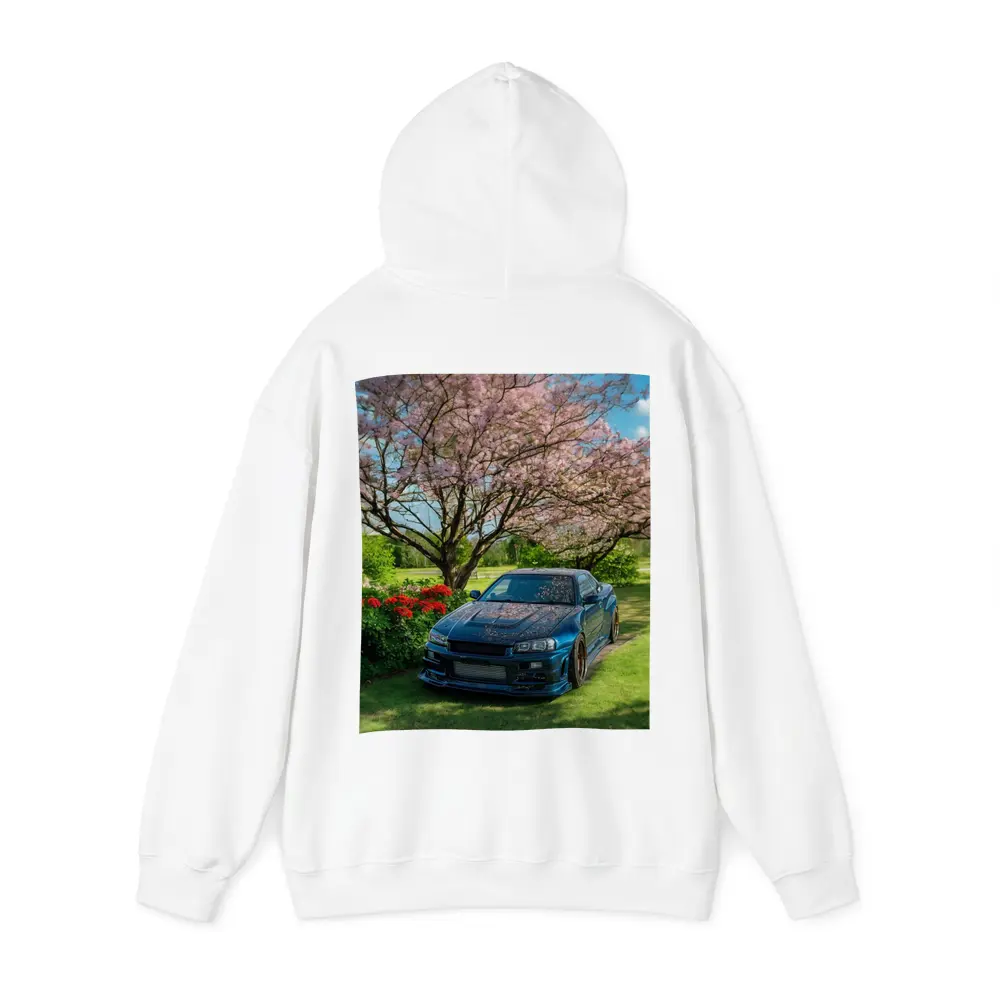 Nissan Skyline GT-R R34 Cherry Blossom Garden – Hoodies