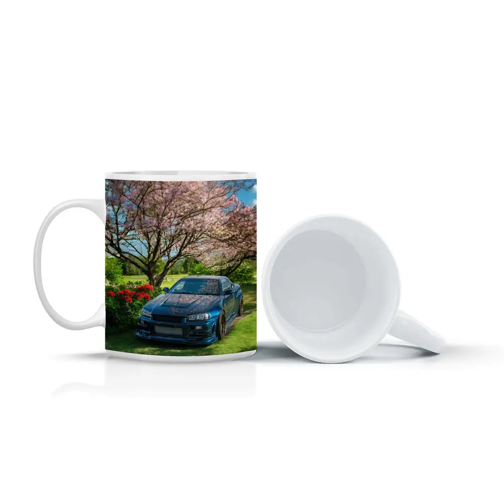Nissan Skyline GT-R R34 Cherry Blossom Garden – Mugs