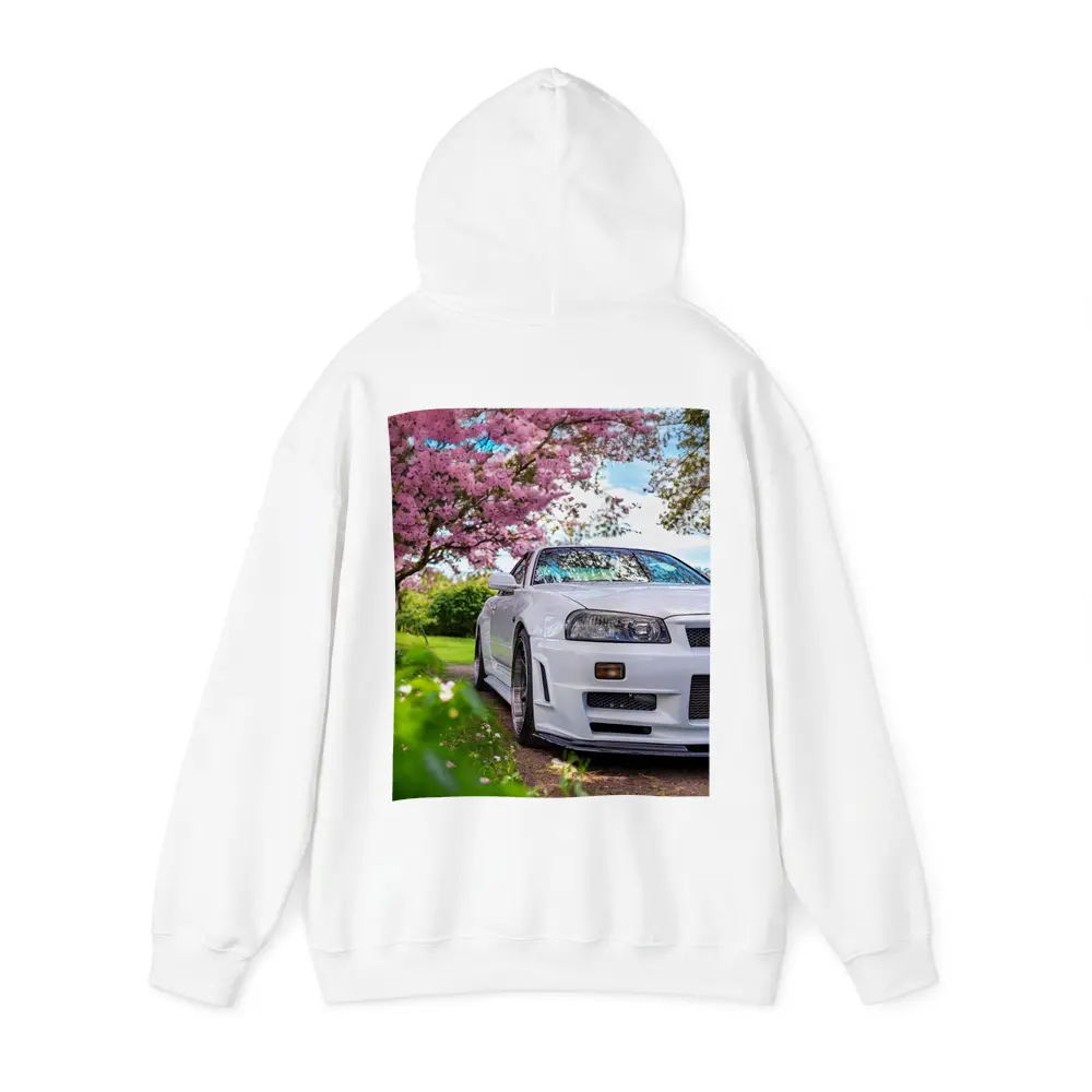 Nissan Skyline GT-R R34 Cherry Blossom Garden – Hoodies