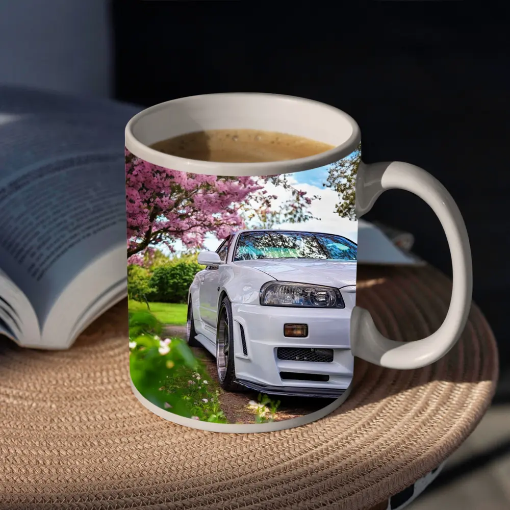 Nissan Skyline GT-R R34 Cherry Blossom Garden – Mugs
