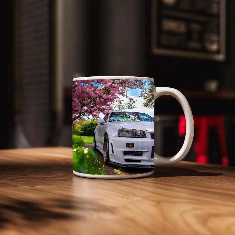 Nissan Skyline GT-R R34 Cherry Blossom Garden – Mugs