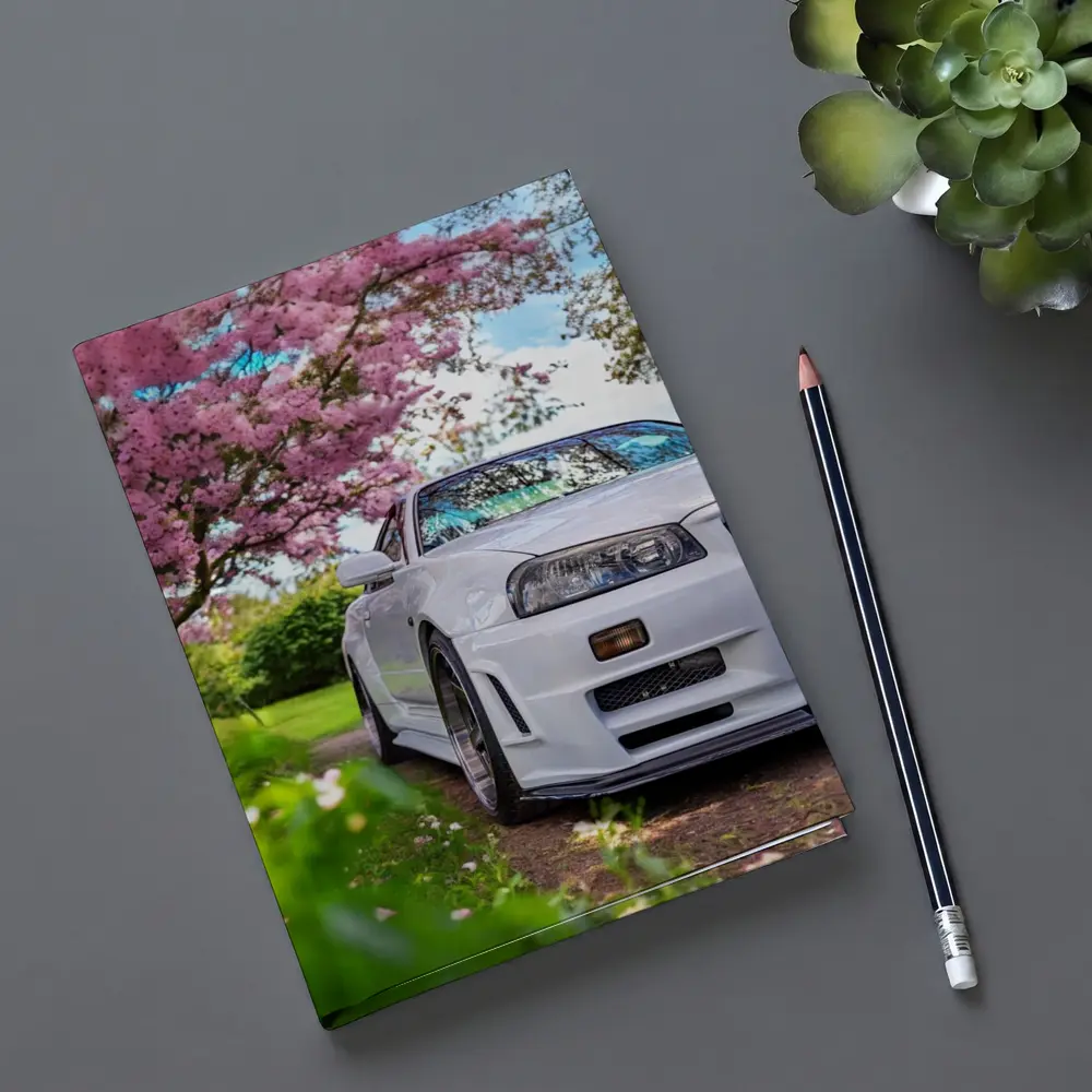 Nissan Skyline GT-R R34 Cherry Blossom Garden – Notebooks
