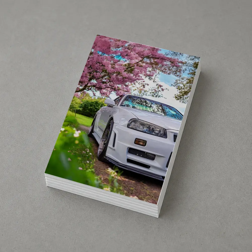 Nissan Skyline GT-R R34 Cherry Blossom Garden – Postcards