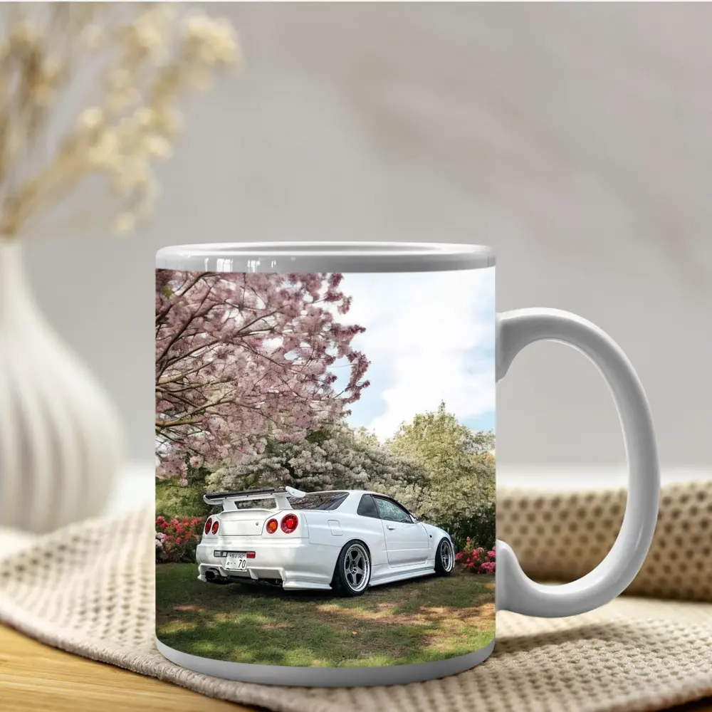 Nissan Skyline GT-R R34 Cherry Blossom Garden – Mugs