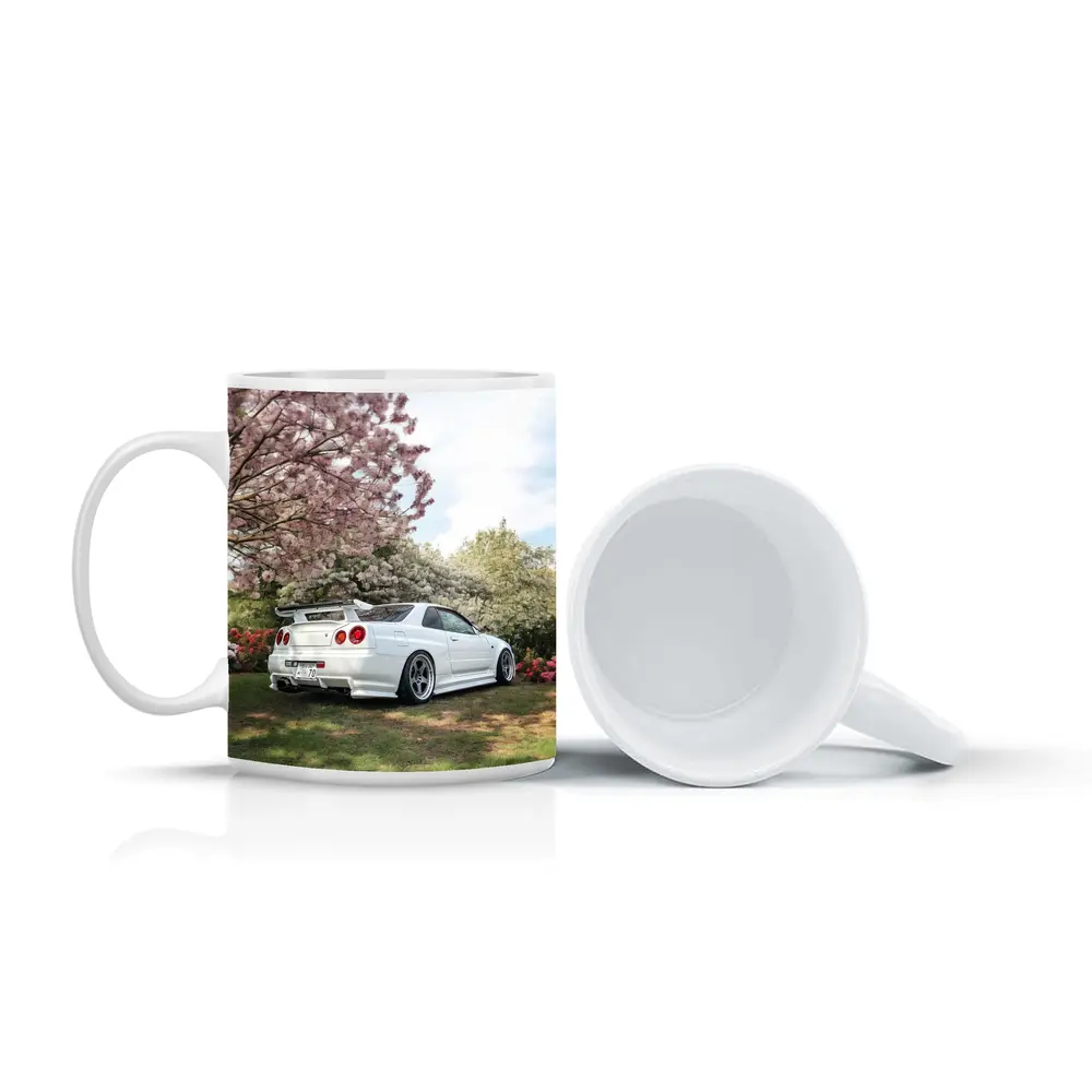 Nissan Skyline GT-R R34 Cherry Blossom Garden – Mugs