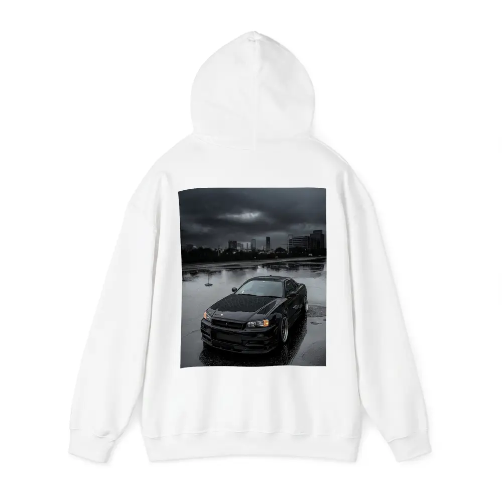 Nissan Skyline GT-R R34 Rainy City Night – Hoodies