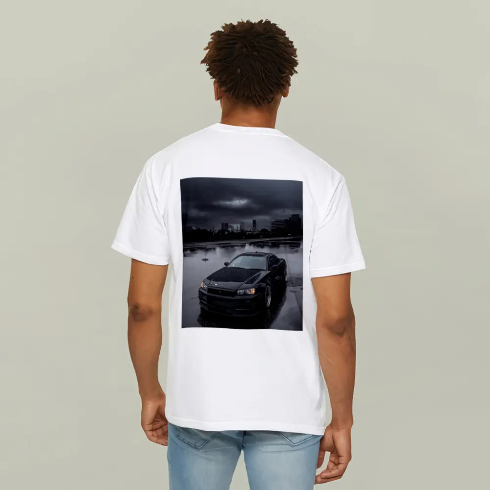 Nissan Skyline GT-R R34 Rainy City Night – T-Shirts