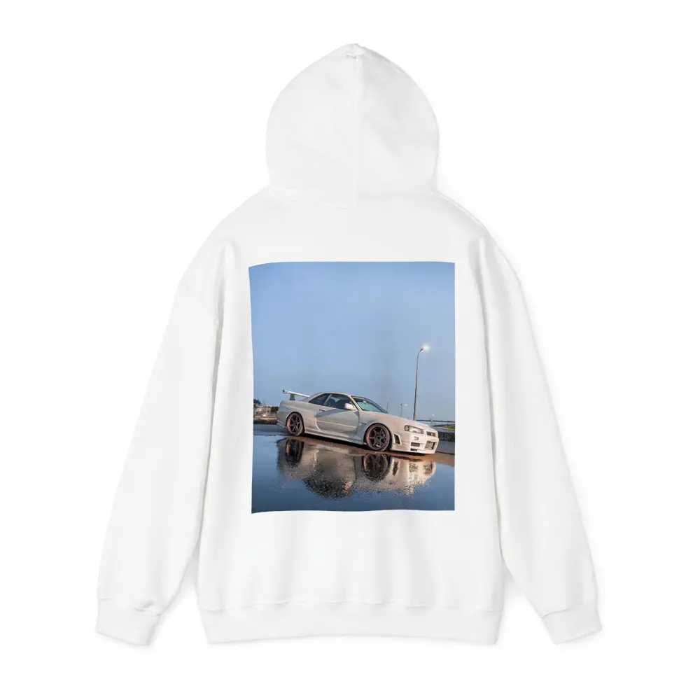 Nissan Skyline GT-R R34 Wet Parking Lot – Hoodies