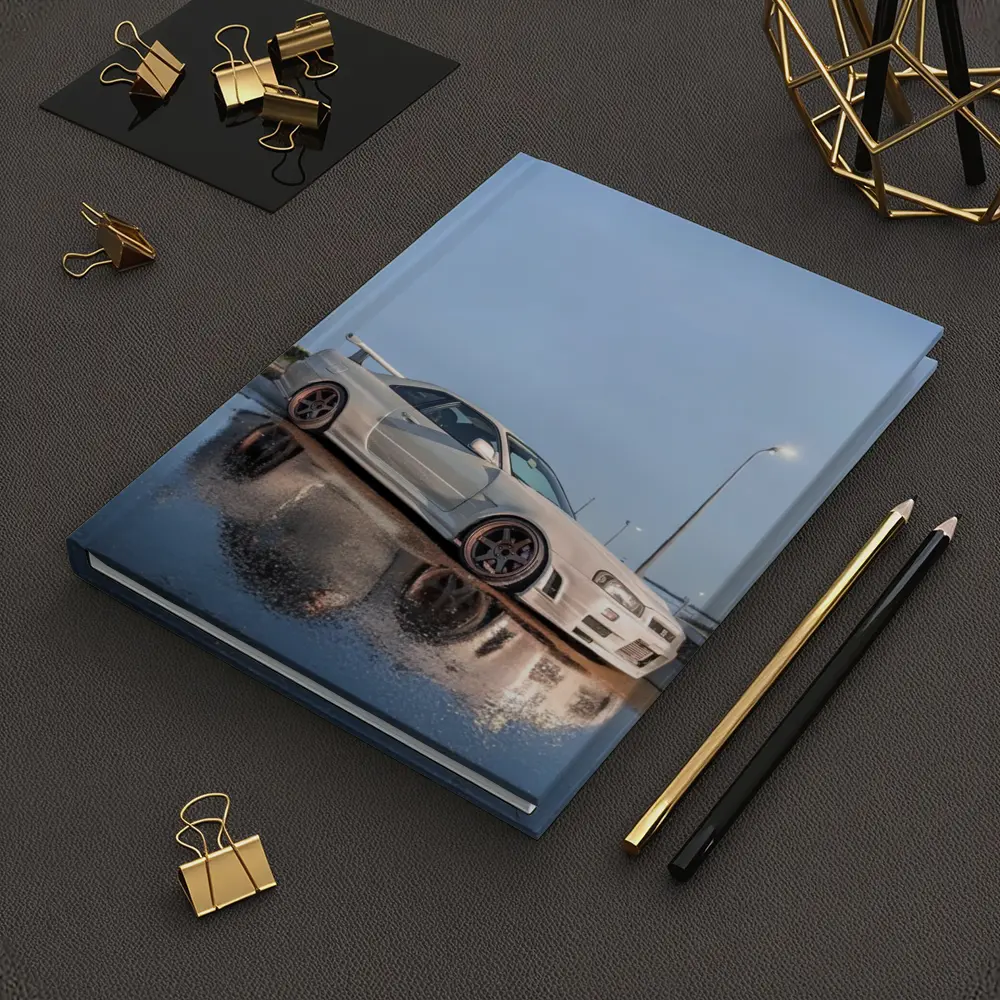 Nissan Skyline GT-R R34 Wet Parking Lot – Notebooks