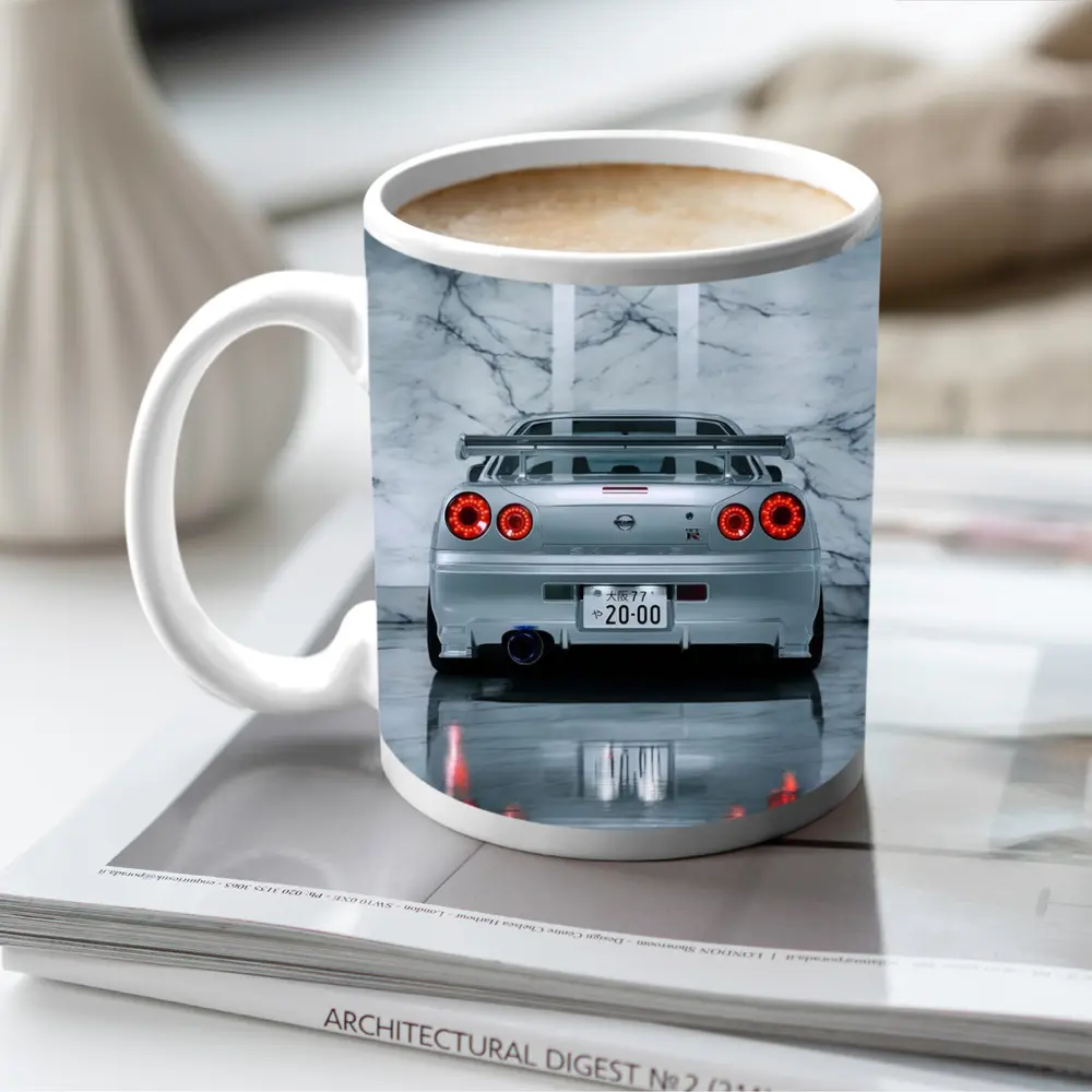 Nissan Skyline GT-R R34 Marble Studio – Mugs