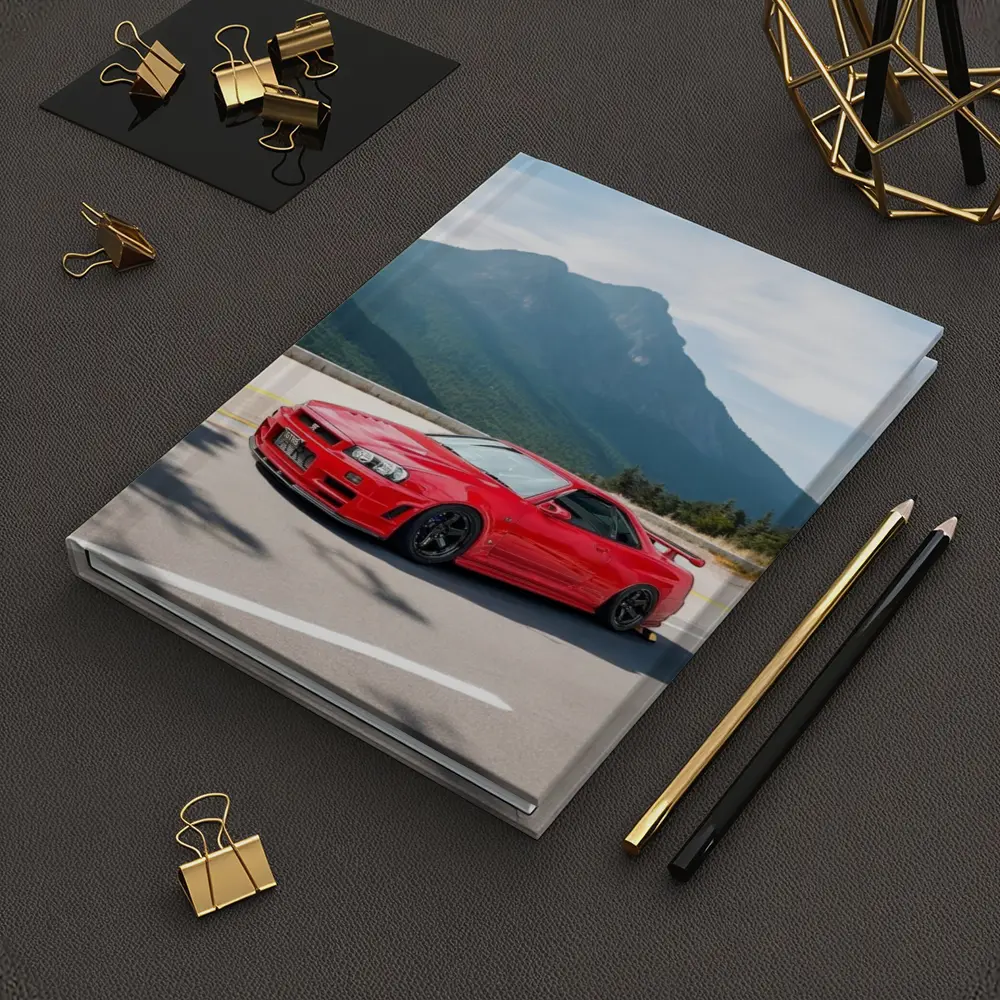Nissan Skyline GT-R R34 Red Mountain Road – Notebooks