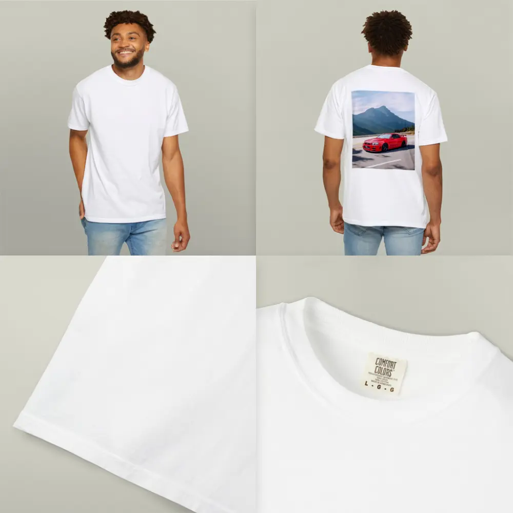 Nissan Skyline GT-R R34 Red Mountain Road – T-Shirts