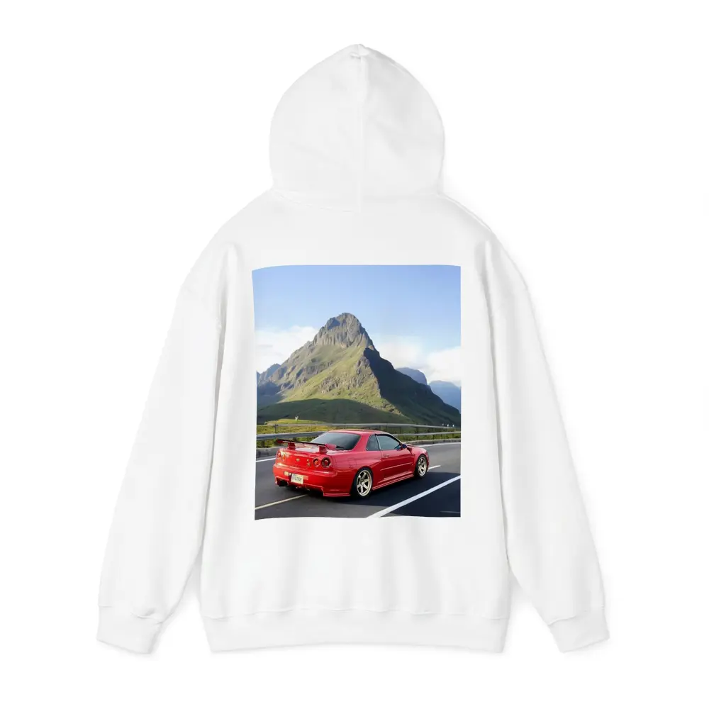 Nissan Skyline GT-R R34 Red Mountain Road – Hoodies