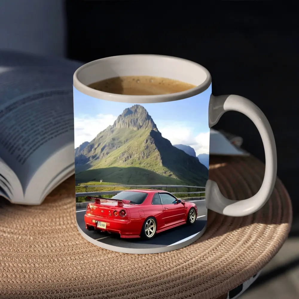 Nissan Skyline GT-R R34 Red Mountain Road – Mugs