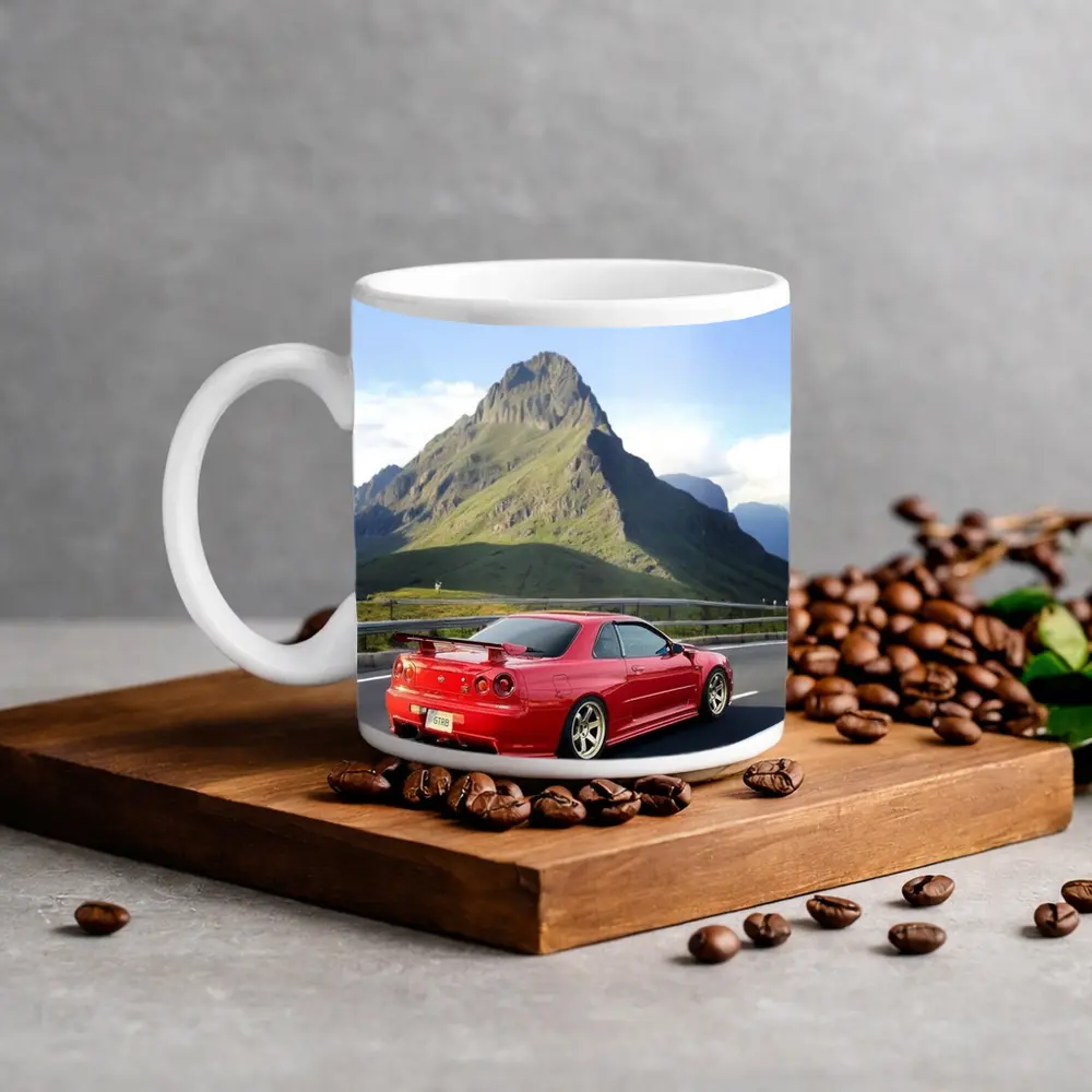Nissan Skyline GT-R R34 Red Mountain Road – Mugs