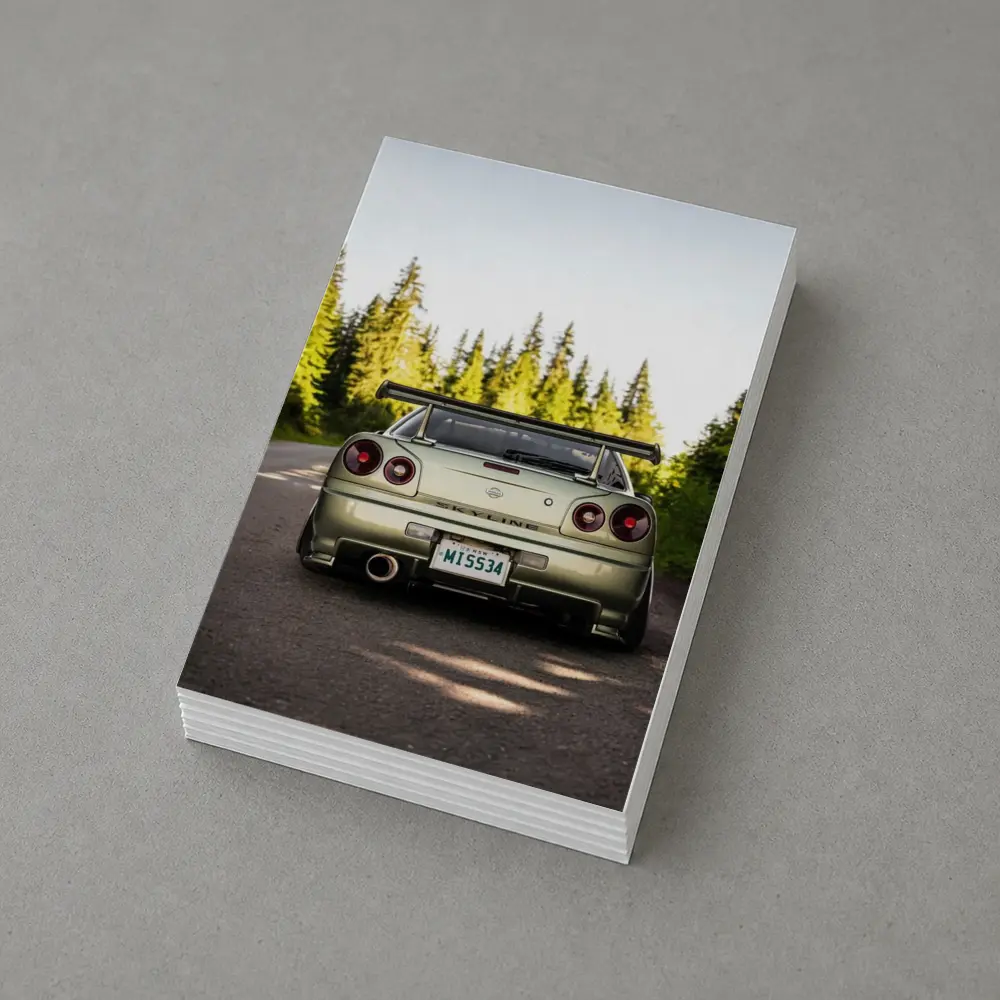 Nissan Skyline GTR R34 Forest Road Rear – Postcards