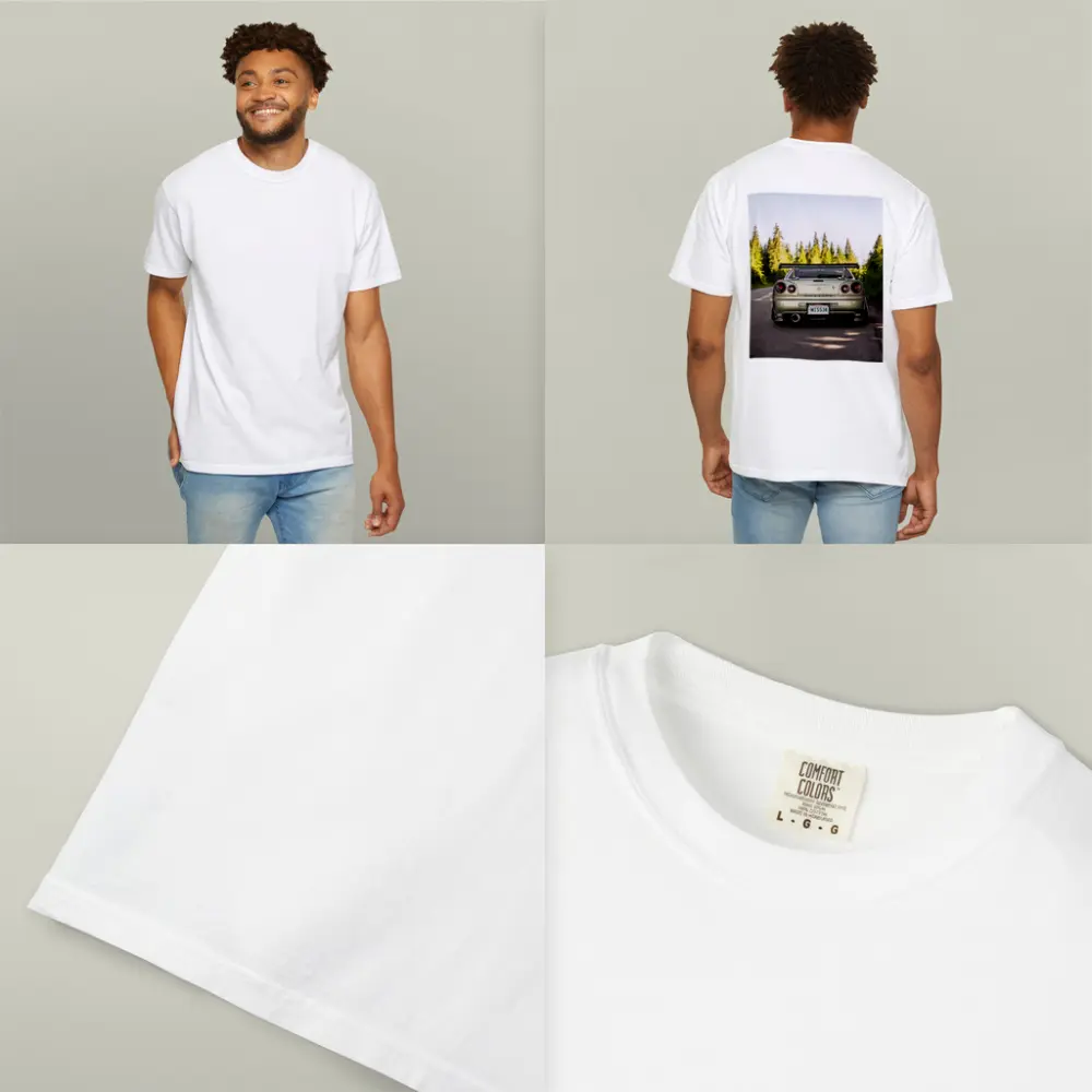 Nissan Skyline GTR R34 Forest Road Rear – T-Shirts