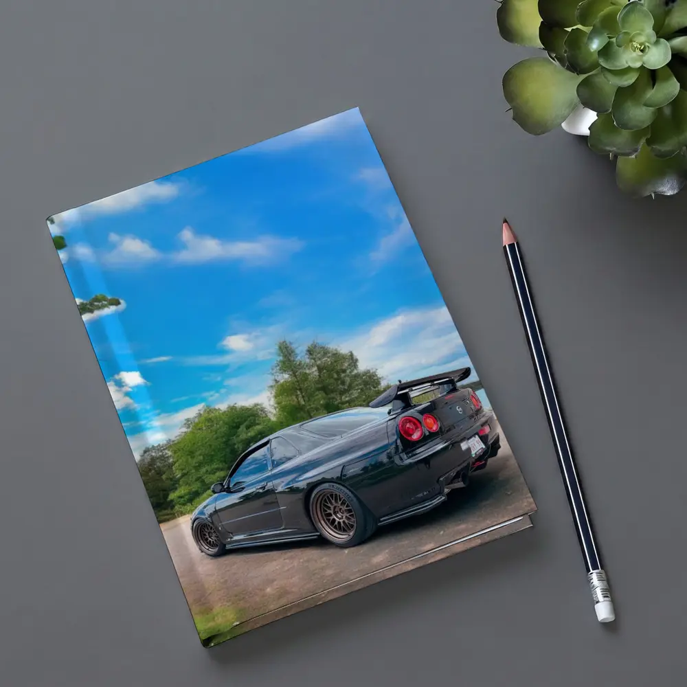 Nissan Skyline GT-R R34 Black Nature – Notebooks
