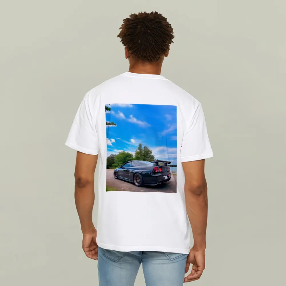 Nissan Skyline GT-R R34 Black Nature – T-Shirts
