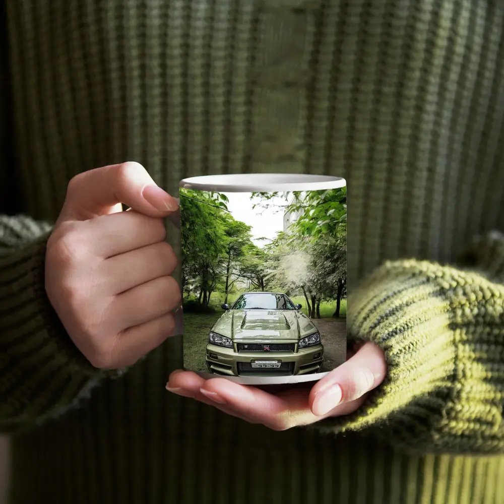 Nissan Skyline GT-R R34 Green Trees – Mugs
