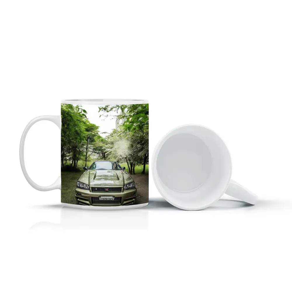 Nissan Skyline GT-R R34 Green Trees – Mugs