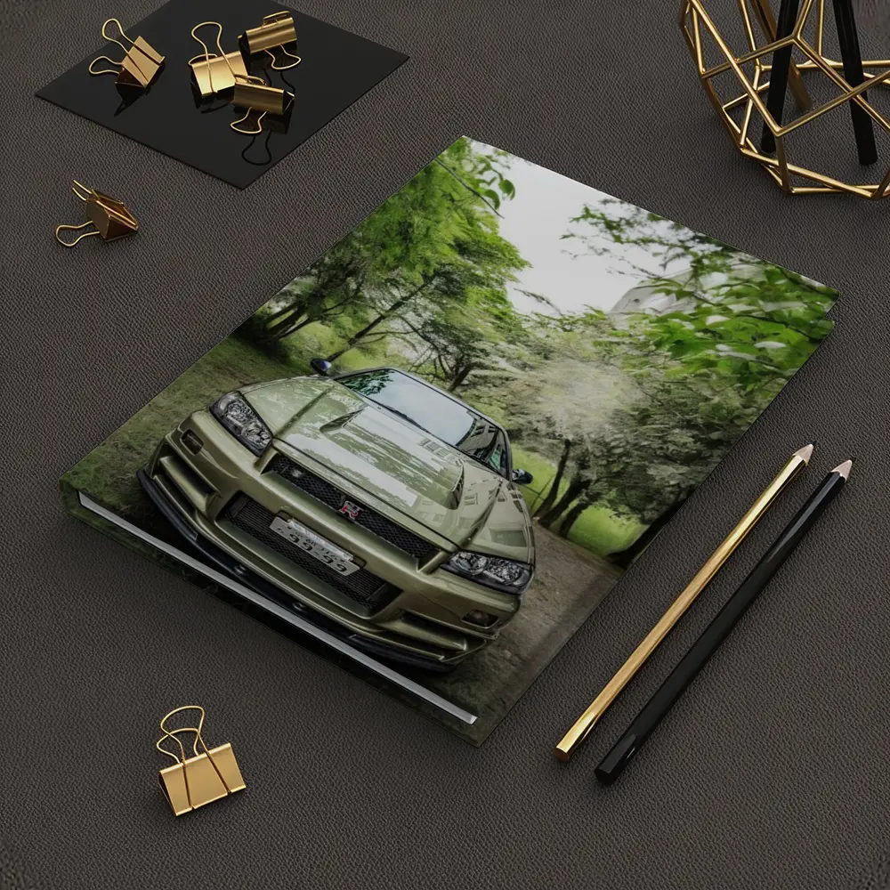 Nissan Skyline GT-R R34 Green Trees – Notebooks