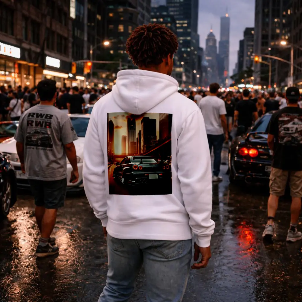 Nissan Skyline GT R City Sunset Drive – Hoodies