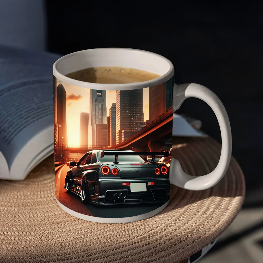 Nissan Skyline GT R City Sunset Drive – Mugs