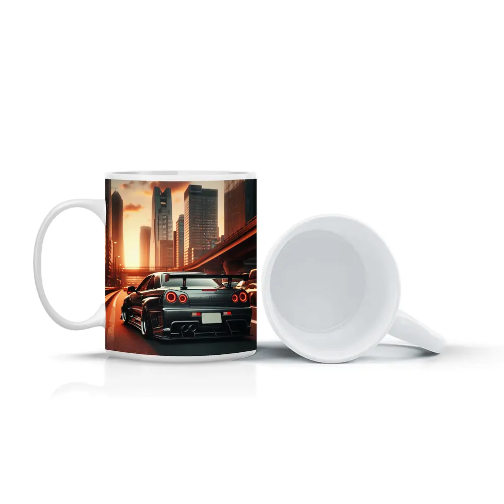 Nissan Skyline GT R City Sunset Drive – Mugs