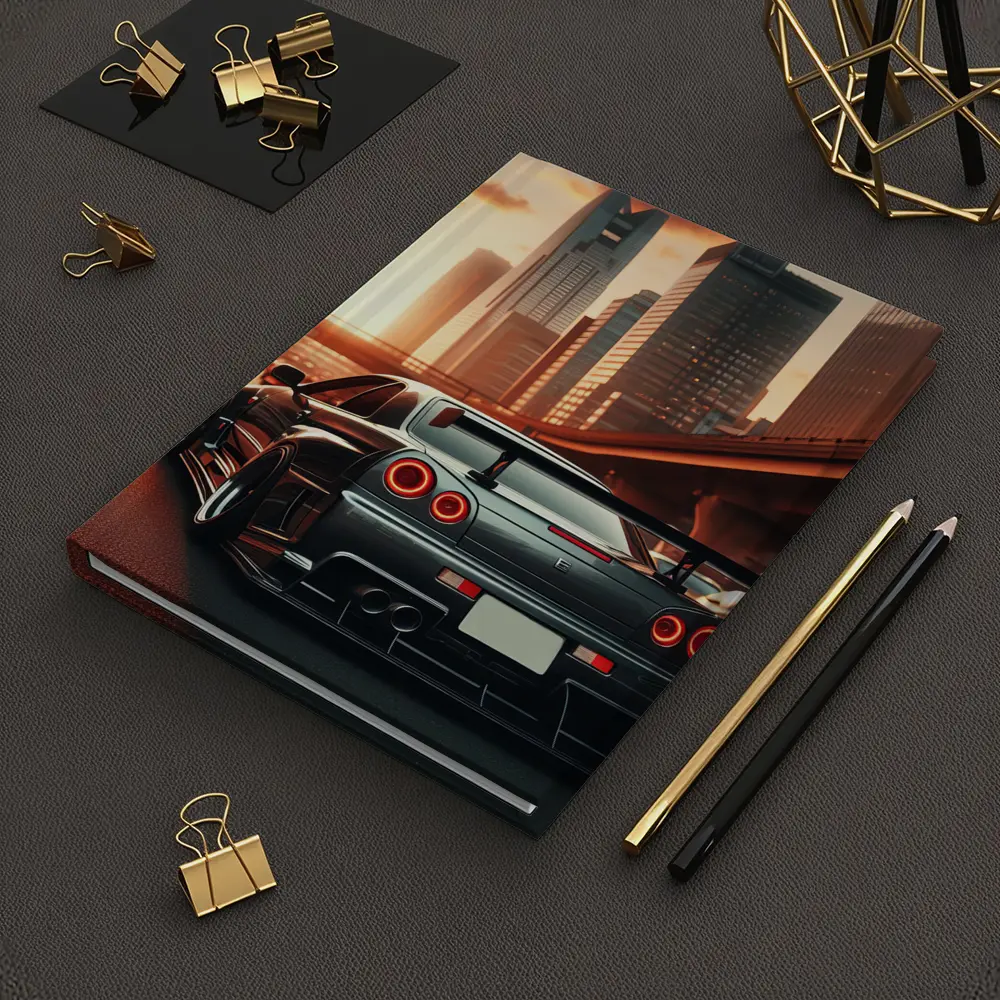 Nissan Skyline GT R City Sunset Drive – Notebooks