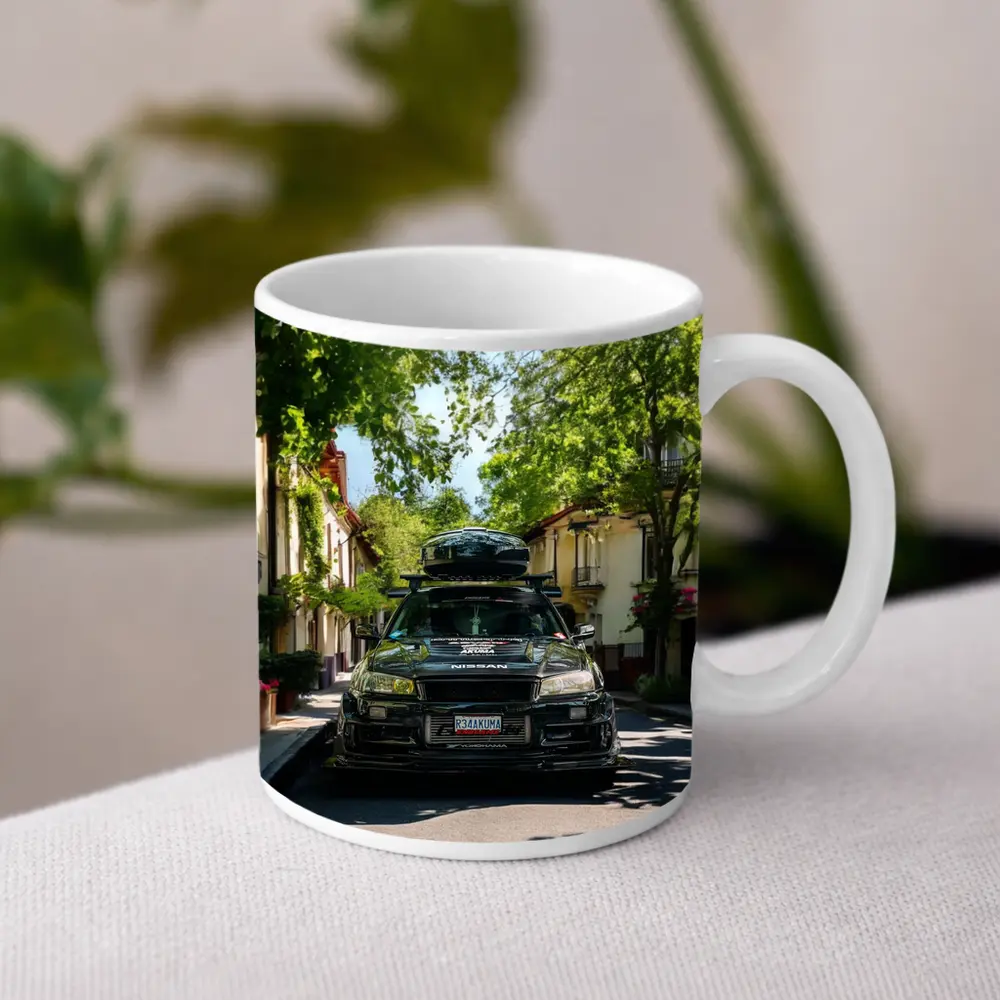 Nissan Skyline GT-R R34 European Street Scene – Mugs