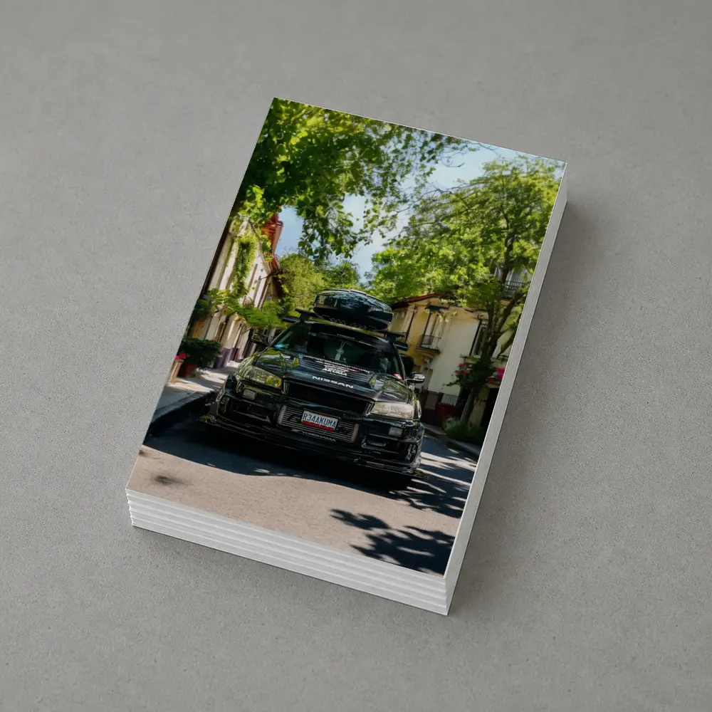 Nissan Skyline GT-R R34 European Street Scene – Postcards