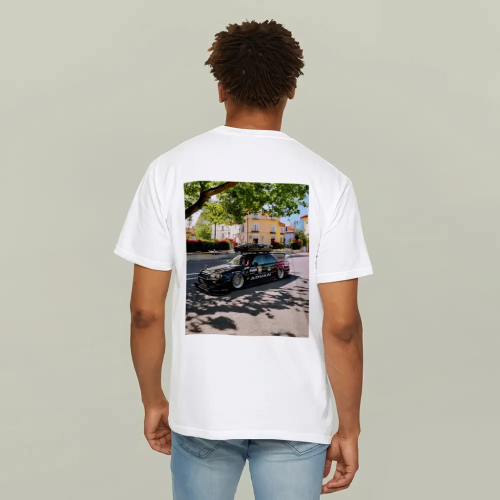 Nissan Skyline GT-R R34 Valencia Street Scene – T-Shirts
