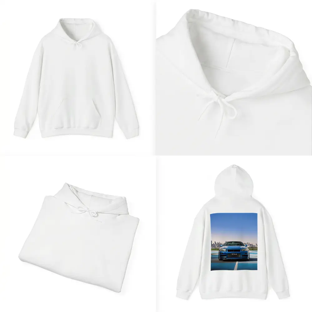 Nissan Skyline GT-R R34 Blue City Track – Hoodies