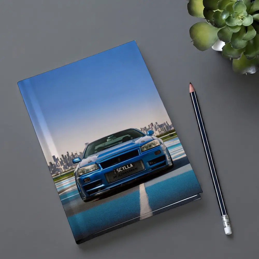 Nissan Skyline GT-R R34 Blue City Track – Notebooks